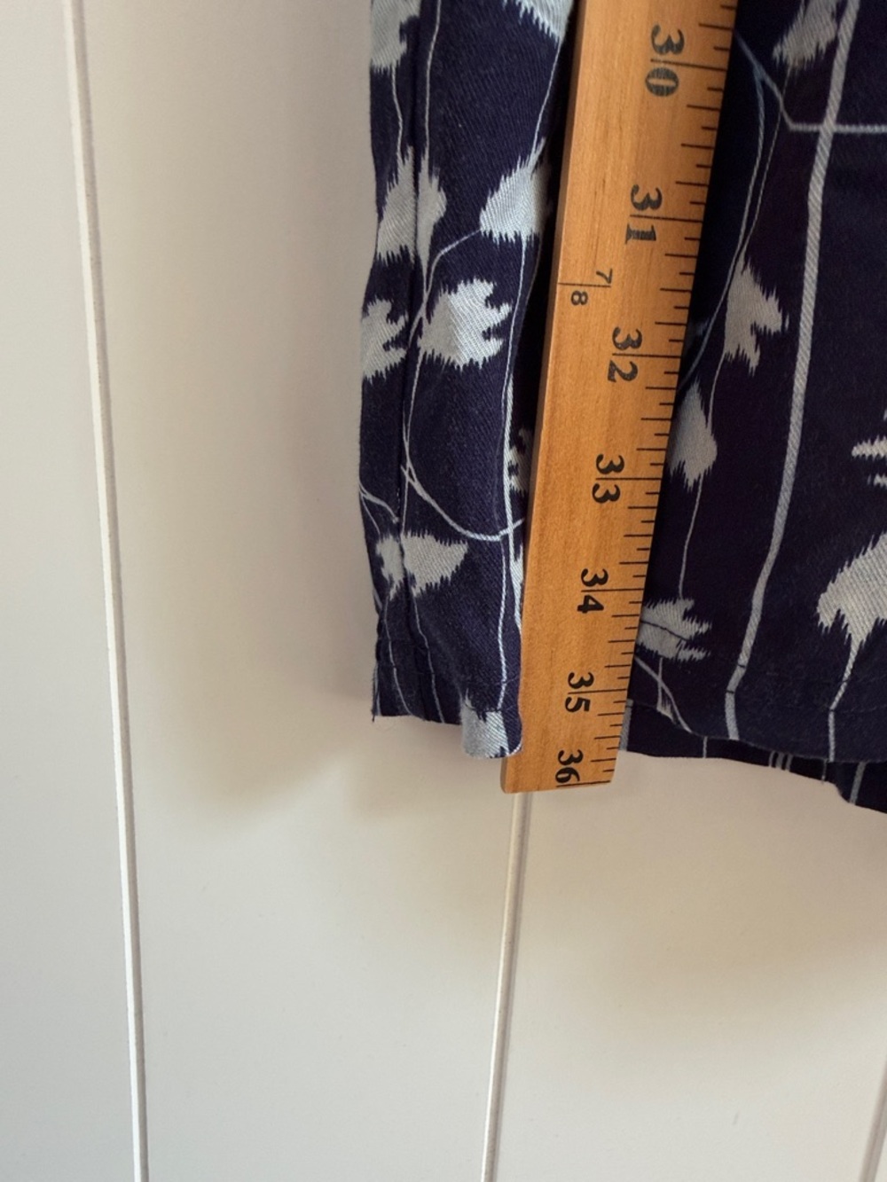 Anthropologie Semele Floral Shirt Dress Floral Embroidered Long-Sleeve Blue M - Picture 7 of 13